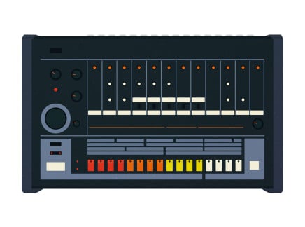 The Little Book of Synths Roland TR-808 Sticker