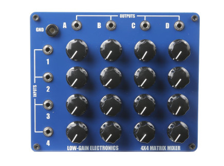 Low-Gain 4x4 Passive Matrix Mixer (3.5mm Jacks)