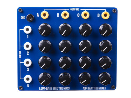 Low-Gain 4x4 Passive Matrix Mixer (Banana Jacks)