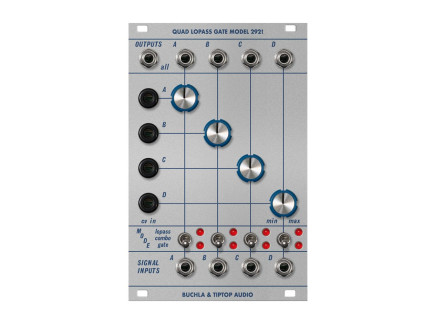 Tiptop Audio Buchla 292t Quad Lopass Gate