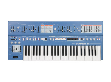 Super 6 Polyphonic Hybrid Keyboard Synthesizer