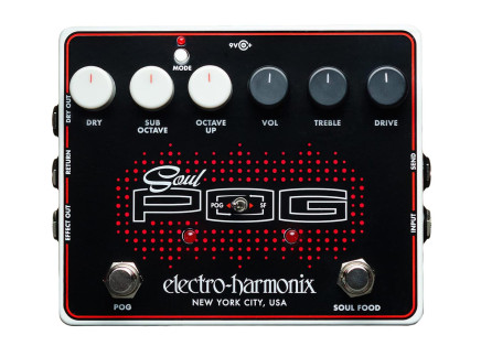 Electro-Harmonix EHX Soul POG Octave + Overdrive Pedal