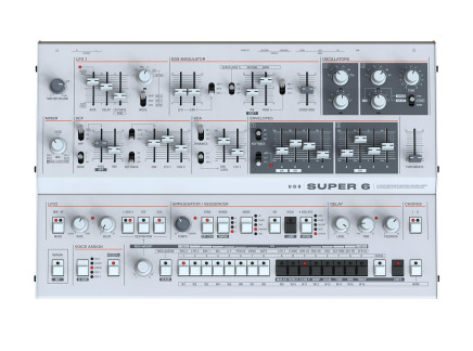 UDO Super 6 Desktop Synthesizer (White)